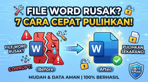 Cara Membuka File Word yang Rusak atau Corrupt